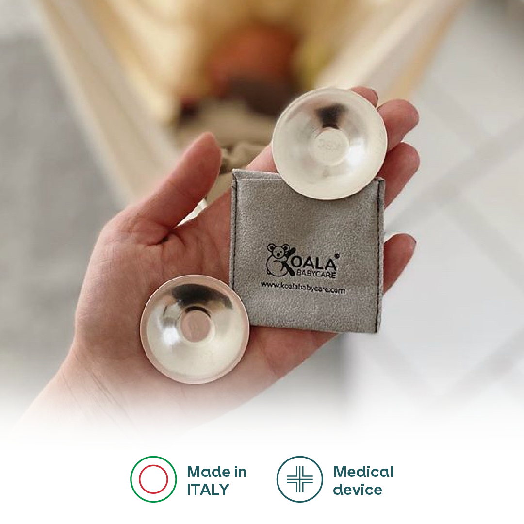 Silver nipple shields Koala Silver Cups
