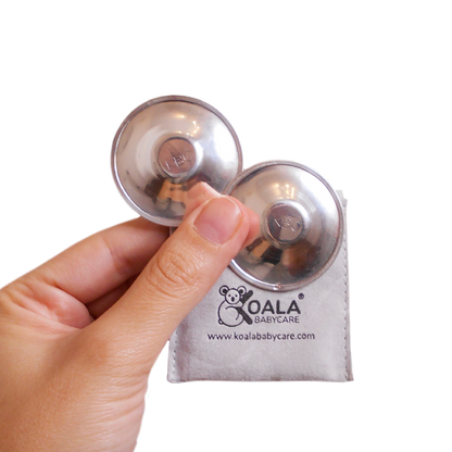 Silver nipple shields Koala Silver Cups
